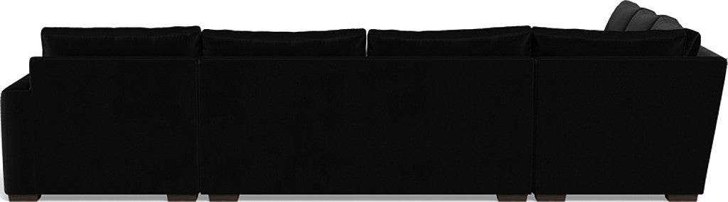 Mesa 156" Corner Sectionals w. Right Chaise - Superb Gunmetal