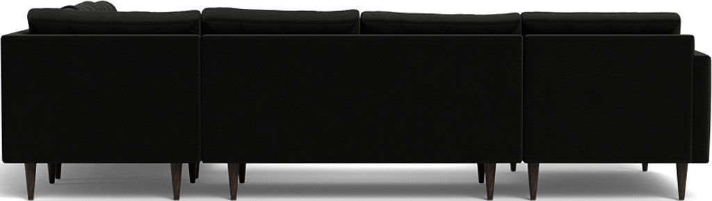 Wallace 131" Corner Sectionals w. Left Chaise - Superb Gunmetal