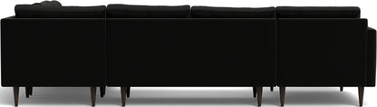 Wallace 131" Corner Sectionals w. Left Chaise - Superb Gunmetal