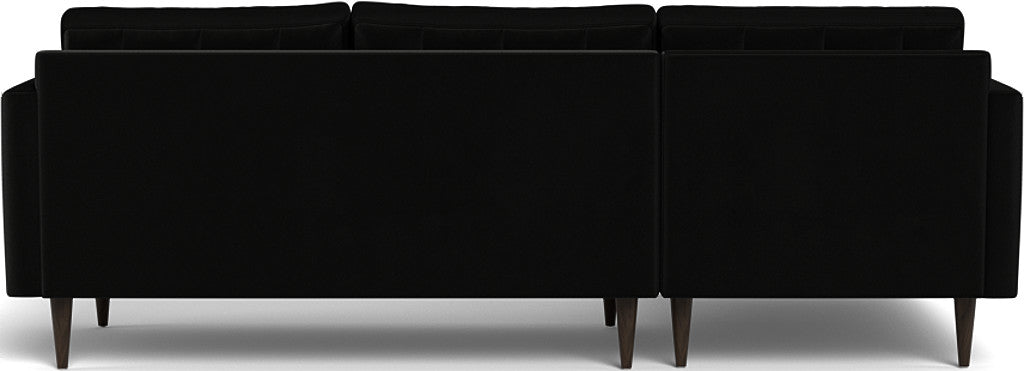 Wallace 98" Left Chaise Sectional - Superb Gunmetal