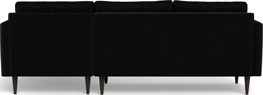 Wallace 98" Right Chaise Sectional - Superb Gunmetal