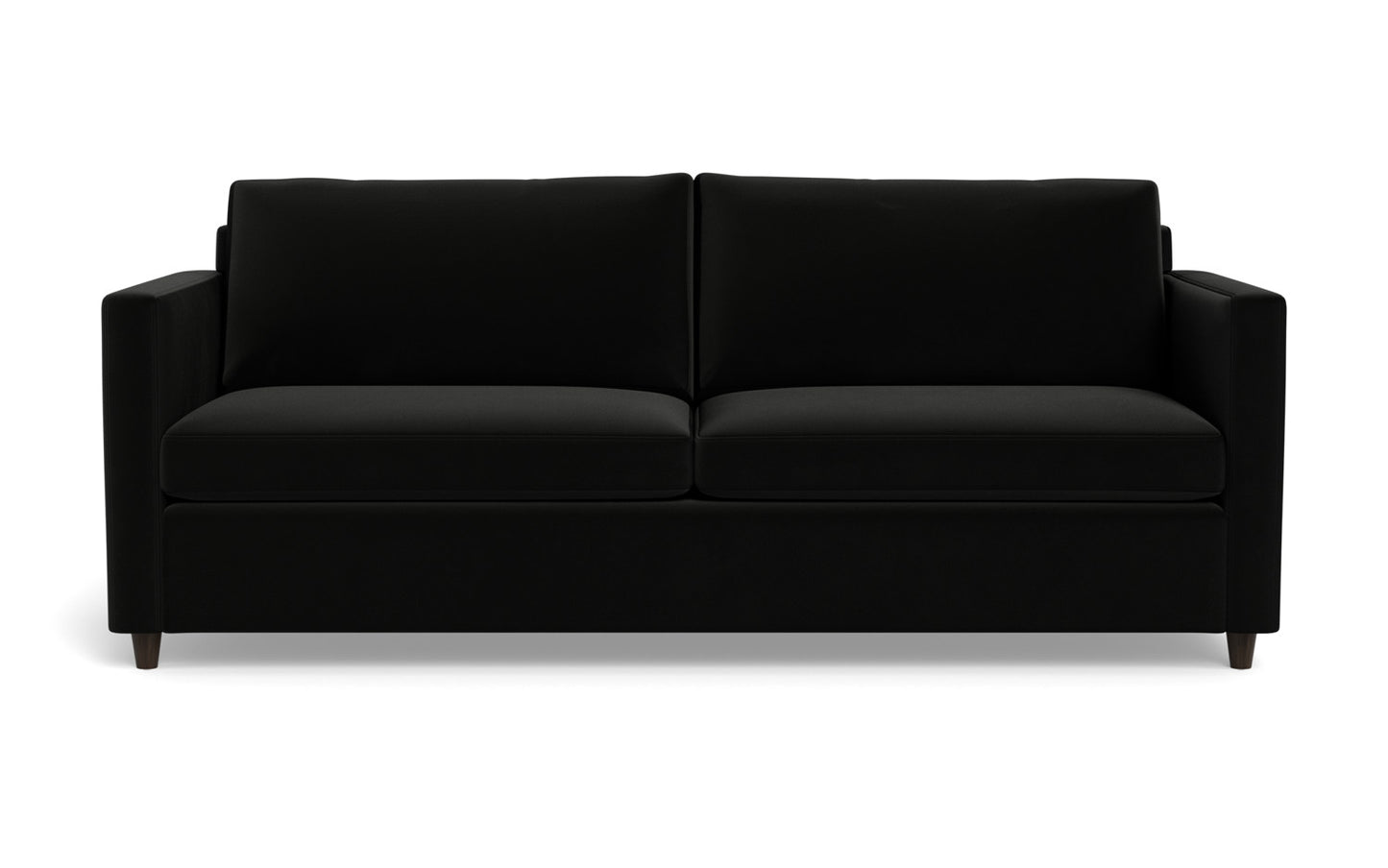 Wallace 74" Untufted Queen Sleeper Sofa - Superb Gunmetal