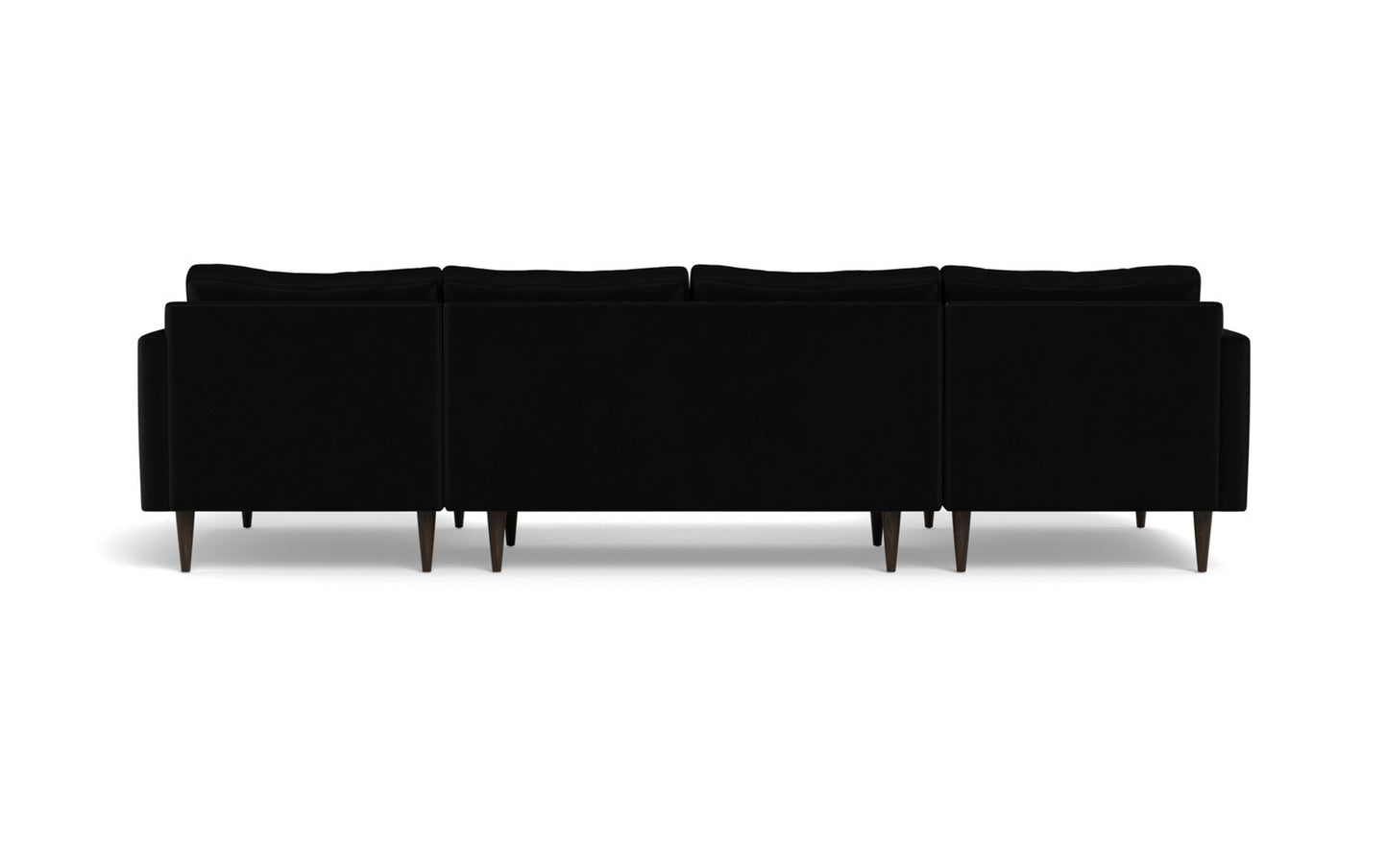 Wallace 126" Untufted Double Chaise U Sectional