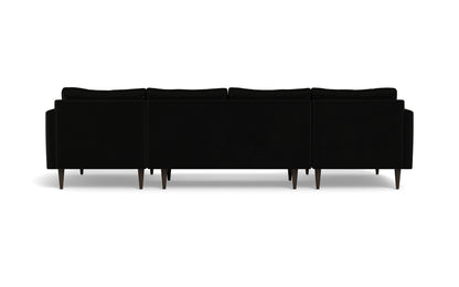 Wallace 126" Untufted Double Chaise U Sectional