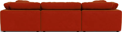 Fluffy 3 Piece Sofa W/Double Ottoman - Superb Hacienda