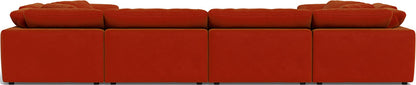 Fluffy 4 Corner U Sectional