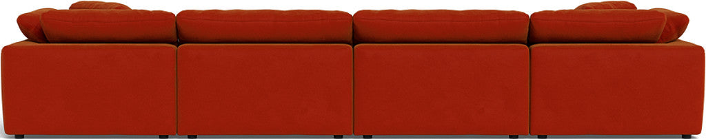 Fluffy 4 Piece Sectional W/Double Otto - Superb Hacienda