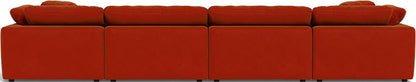 Fluffy 4 Piece Sectional W/Double Otto - Superb Hacienda