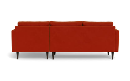 Wallace 98" Untufted Right Chaise Sectional - Superb Gunmetal