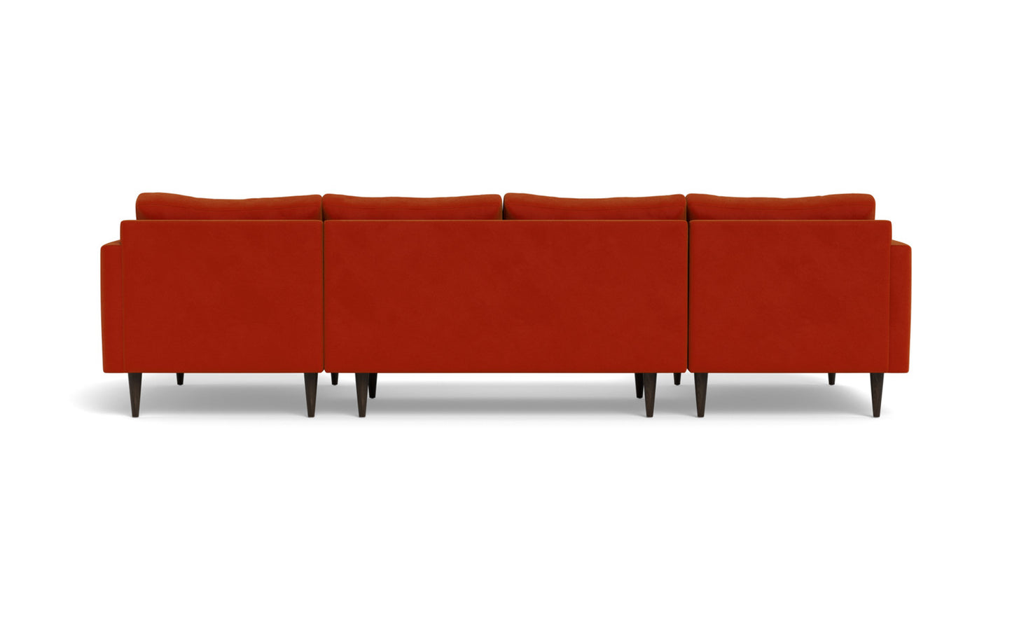 Wallace 126" Untufted Double Chaise U Sectional
