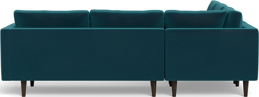 Ladybird 103" Corner Sectional - Superb Peacock