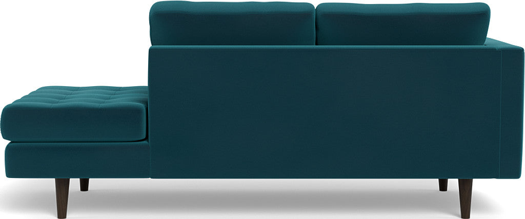 Ladybird 82" LAF Stand Alone Chaise - Superb Peacock