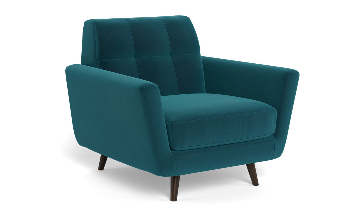 Lamar 42" Arm Chair - Superb Peacock