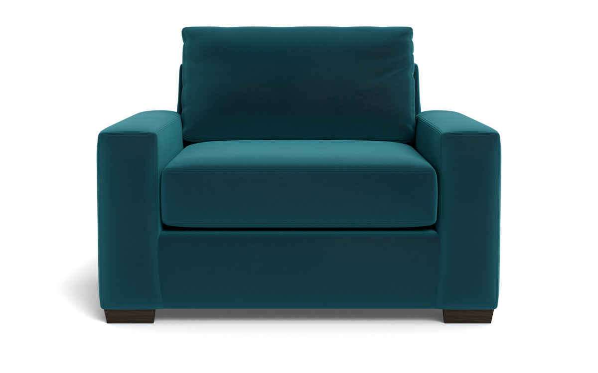 Mas Mesa 52" Deep Arm Chair - Superb Peacock