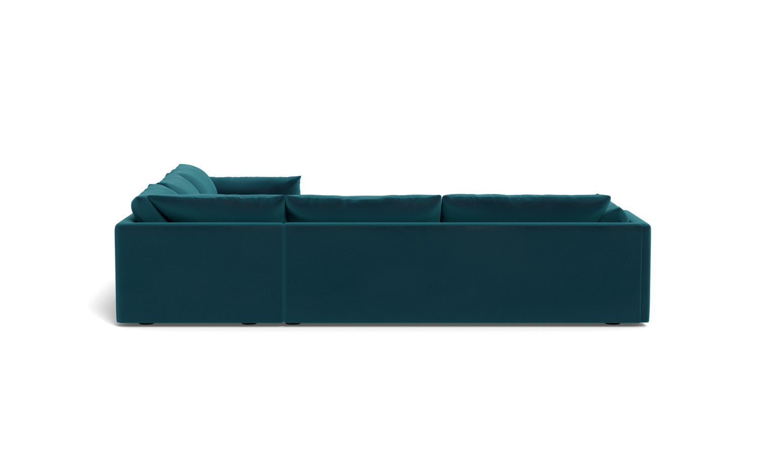 SoCo 124" Corner Sectional - Superb Peacock