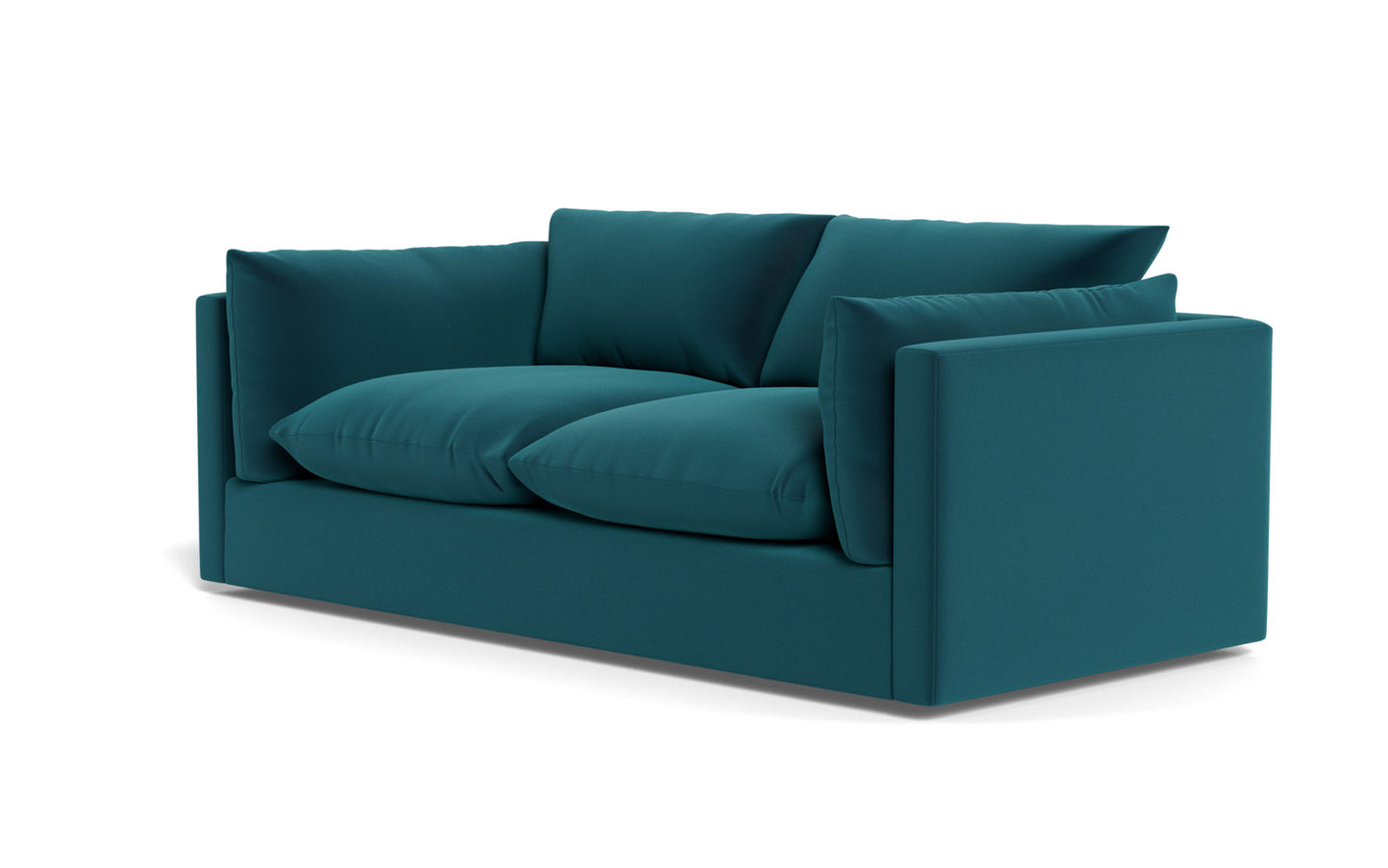 Soco 79" Loveseat - Superb Peacock