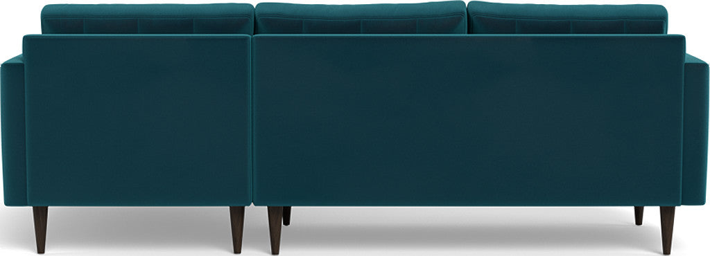 Wallace 98" Right Chaise Sectional - Superb Peacock