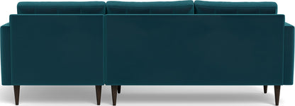 Wallace 98" Right Chaise Sectional - Superb Peacock
