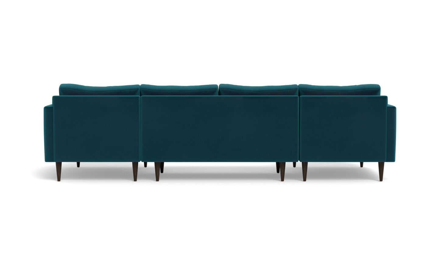 Wallace 126" Untufted Double Chaise U Sectional