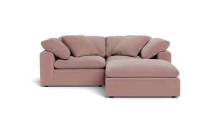 Fluffy 2 Piece Sofa w/Otto - Superb Peony