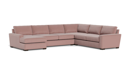 Mas Mesa 162" Deep Corner Sectionals w. Left Chaise - Superb Peony