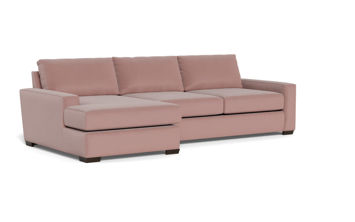 Mas Mesa 123" Deep Left Chaise Sectional - Superb Peony