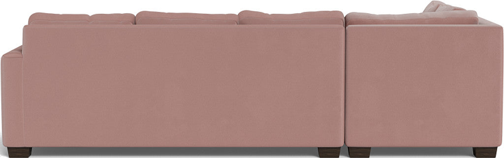 Track 121" Left Chaise Sectional - Superb Peony