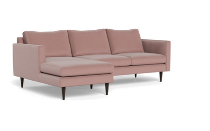Wallace 98" Untufted Left Chaise Sectional - Superb Peony