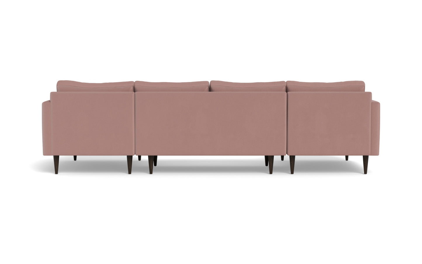 Wallace 126" Untufted Double Chaise U Sectional