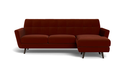 Lamar 96" Reversible Chaise Sofa - Superb Rust