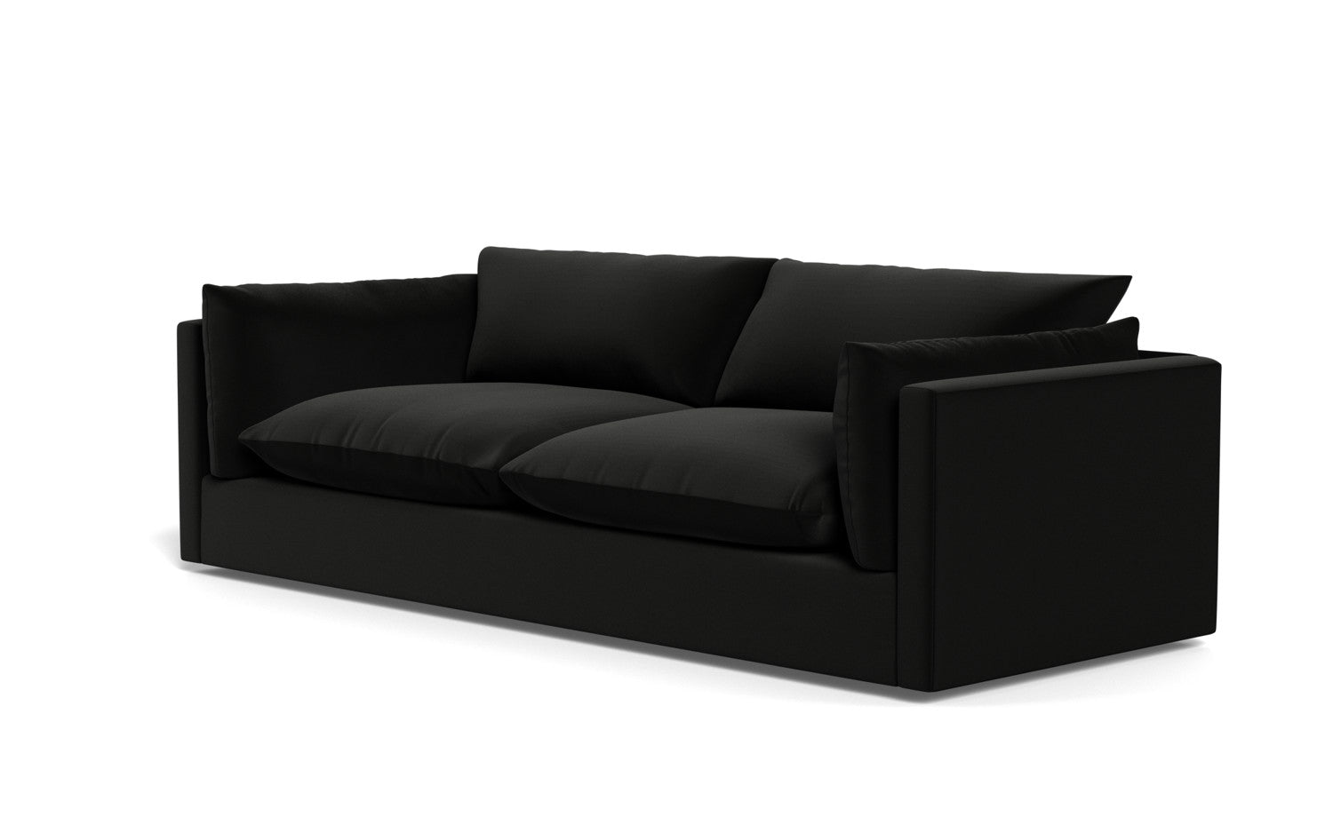 Soco 95" Sofa - Superb Gunmetal