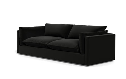 Soco 95" Sofa - Superb Gunmetal