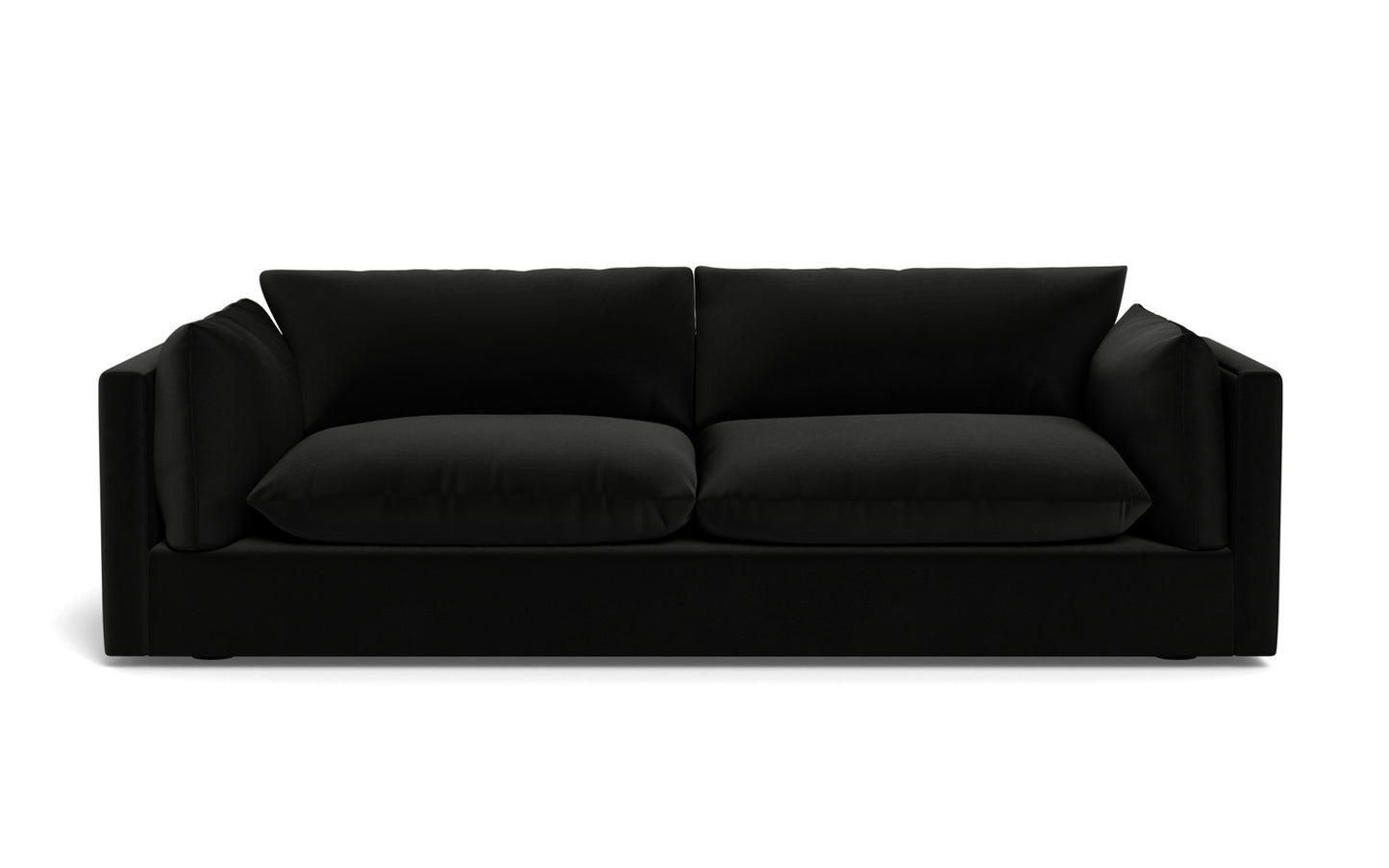 Soco 95" Sofa - Superb Gunmetal