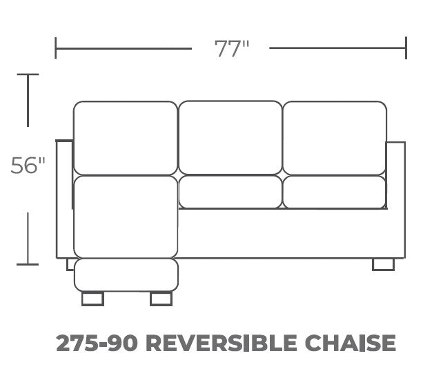 Crestview Reversible Sofa Chaise
