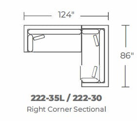 Bonnell Right Corner Sectional