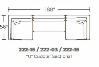 Bonnell U Cuddler Sectional