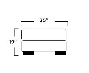 Austonian Ottoman Elora Chocolate Quick Ship -