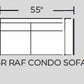 Rosedale Raf Condo Sofa