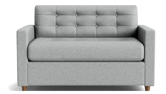 Wallace 52" Twin Sleeper Chair Bennett Dove Quick Ship -