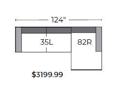 Menchaca Right Chaise Sectional