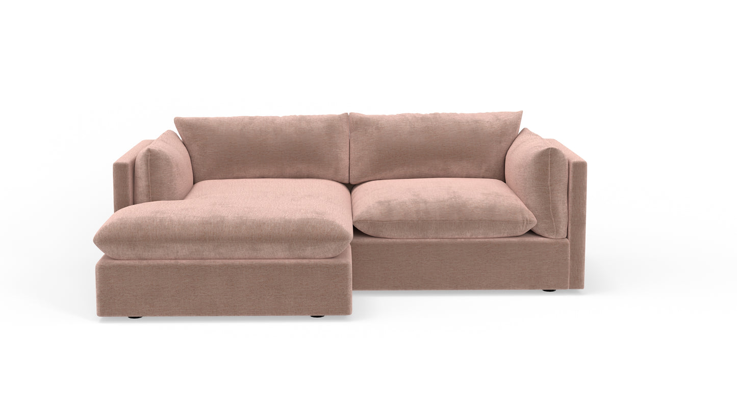 SoCo 95" Reversible Chaise Sofa - Wiley Rose Dust