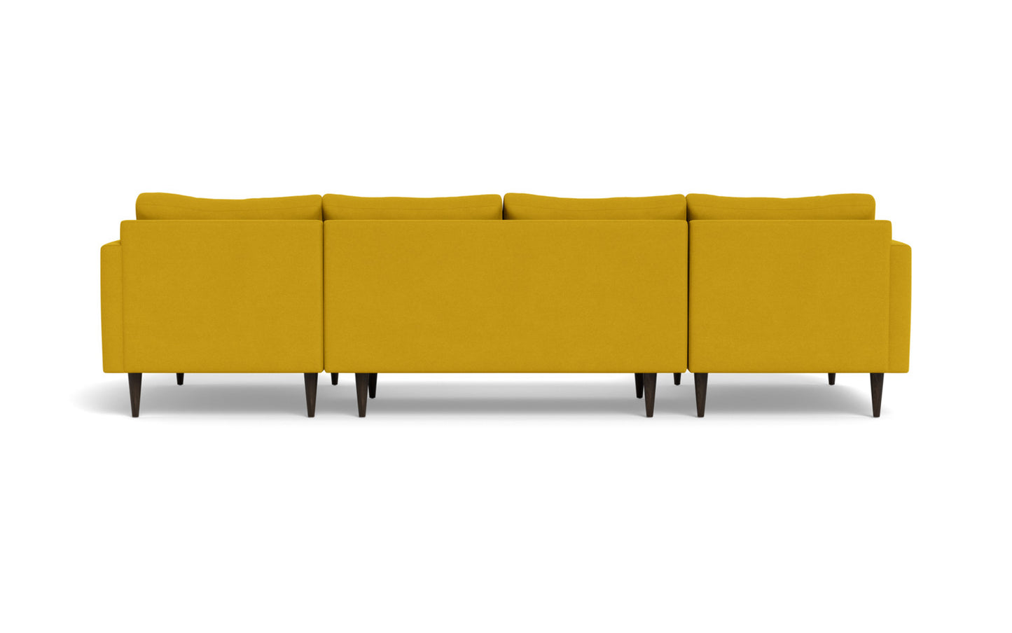 Wallace 126" Untufted Double Chaise U Sectional