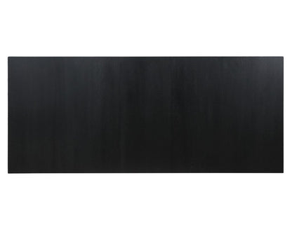 Audrey 78" Black Rectangle Dining Table -