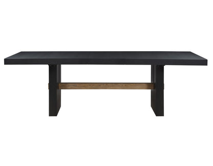 Audrey 78" Black Rectangle Dining Table -