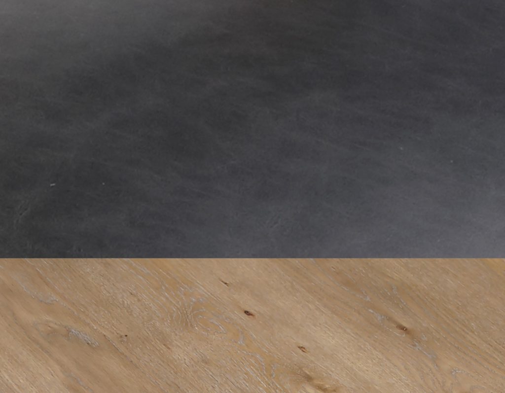 Audrey 24" Gray Vegan Leather Counter Stools (pr) -