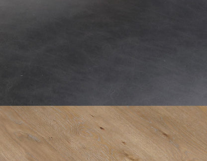 Audrey 24" Gray Vegan Leather Counter Stools (pr) -