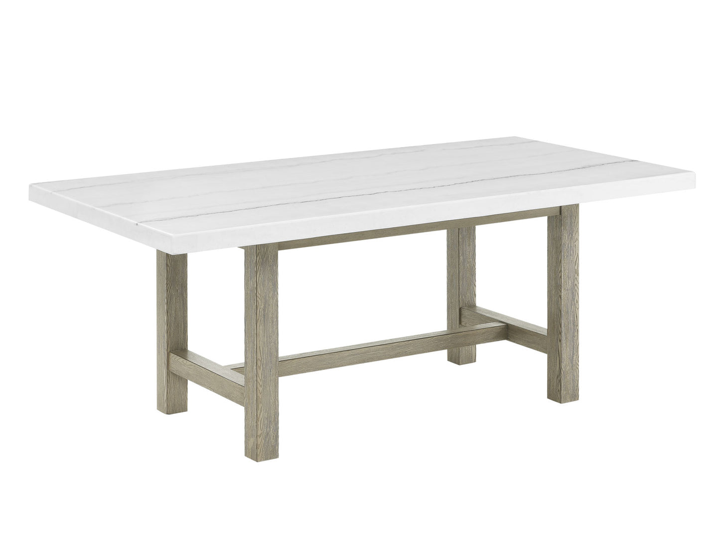 Carley Rectangle Marble Top Dining Table