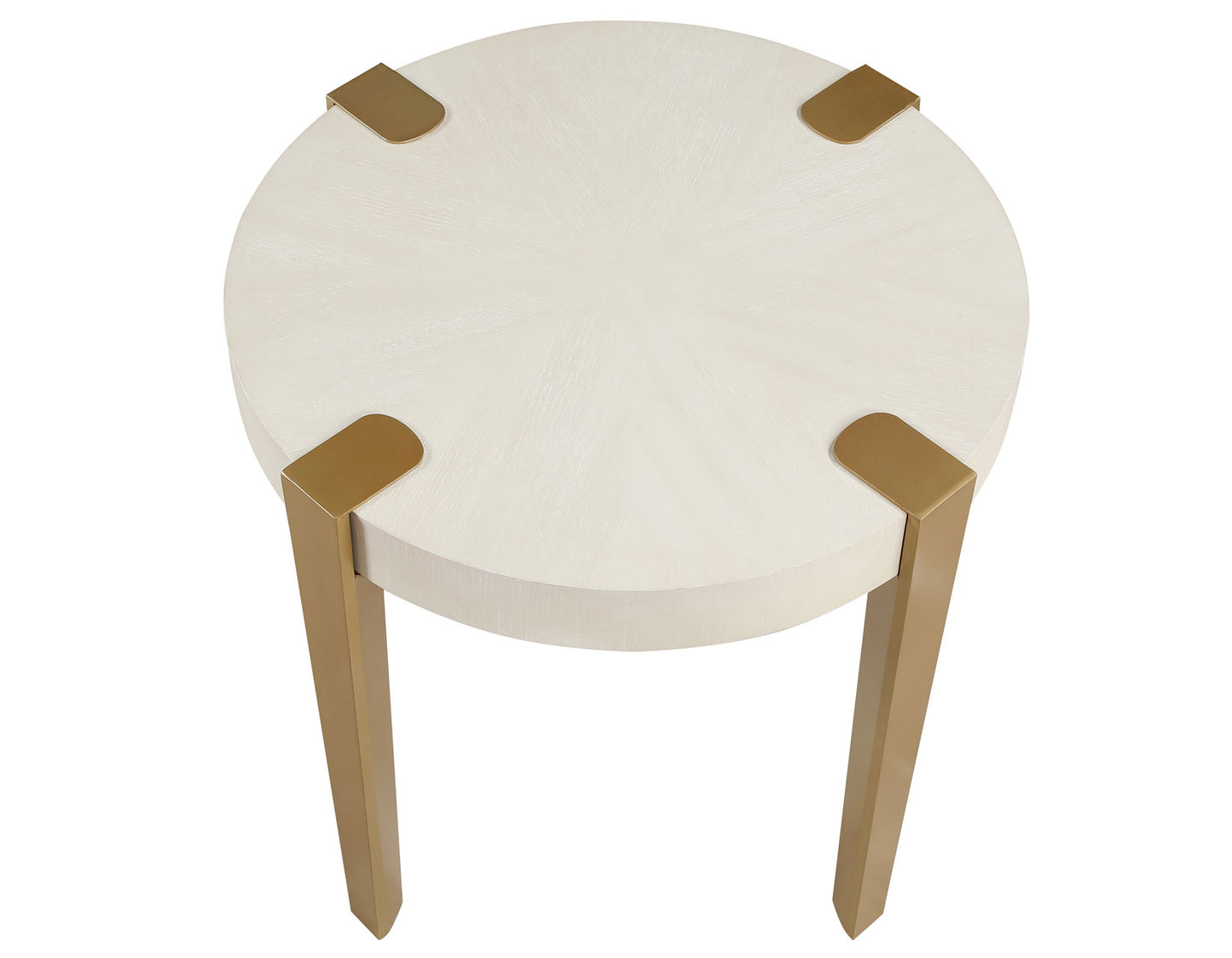 Grace White End Table