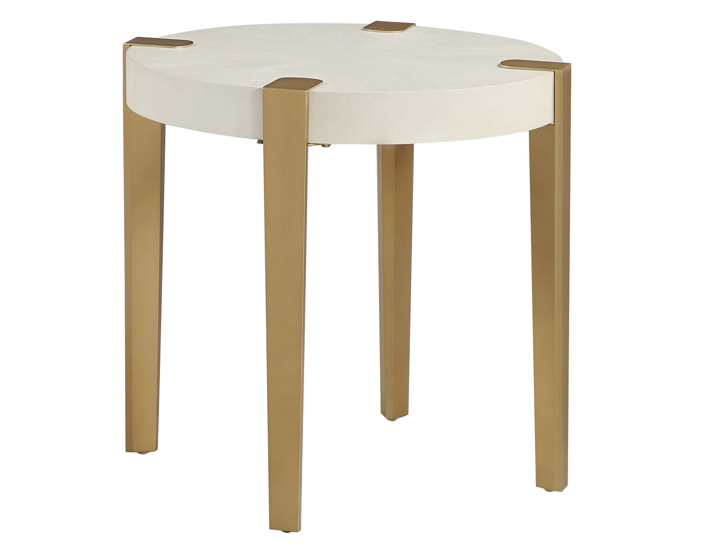 Grace White End Table -