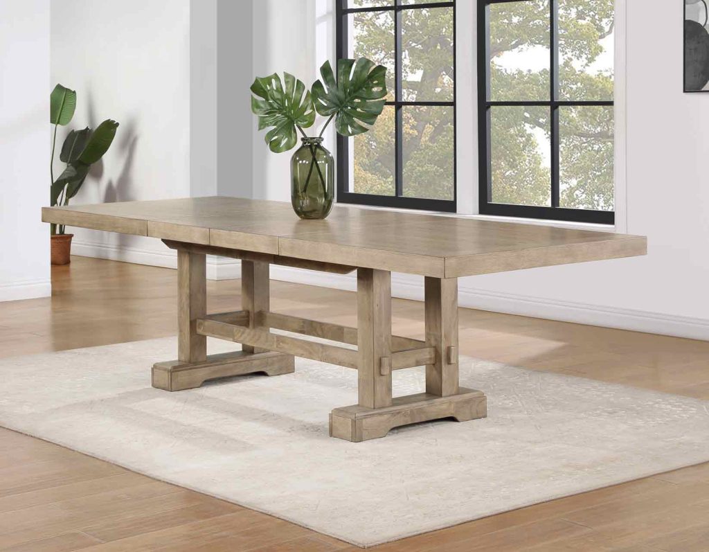 Nara 108" Rectangle Dining Table - Sand